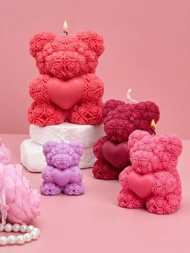 Vela en forma de oso - Aroa Dedales