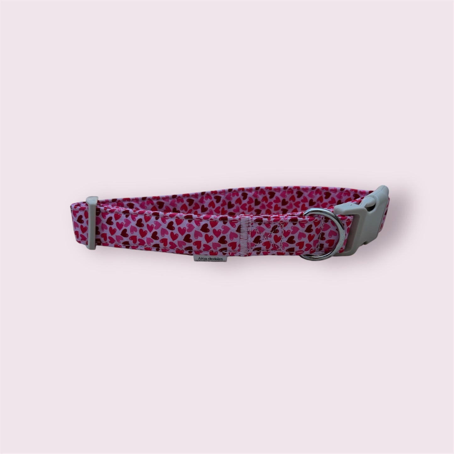 Collar - Corazones Mini Fucsia