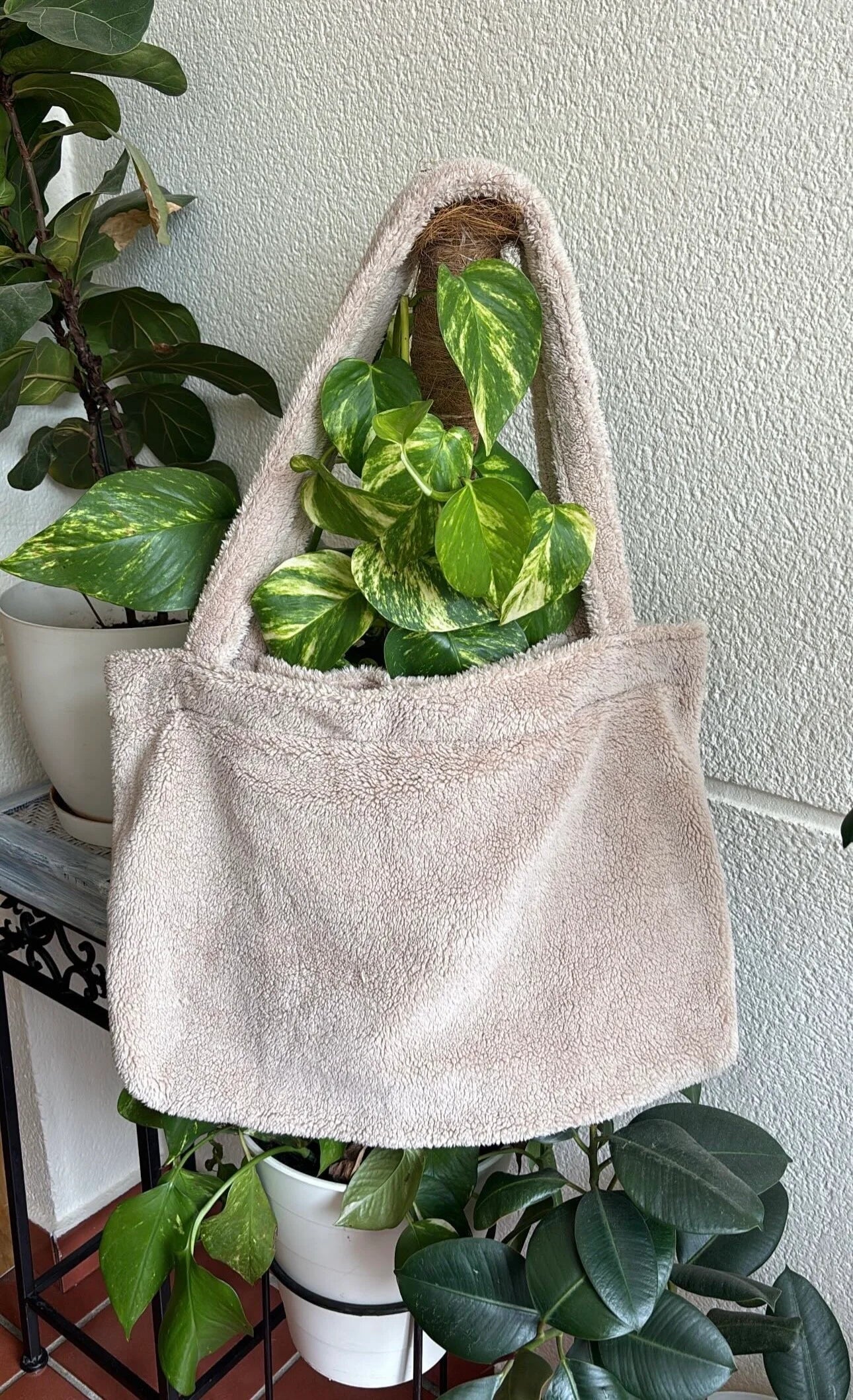 Maxi bolso borrego - Aroa Dedales