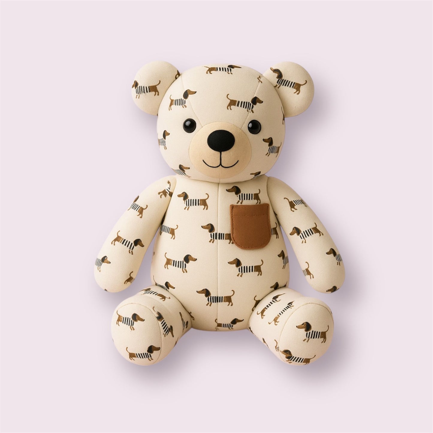 Peluche personalizado Oso de los recuerdos con ropa de bebé, diseño hecho a mano, regalo emocional para bebés y familiares, recuerdo con valor sentimental que combina ternura y originalidad.