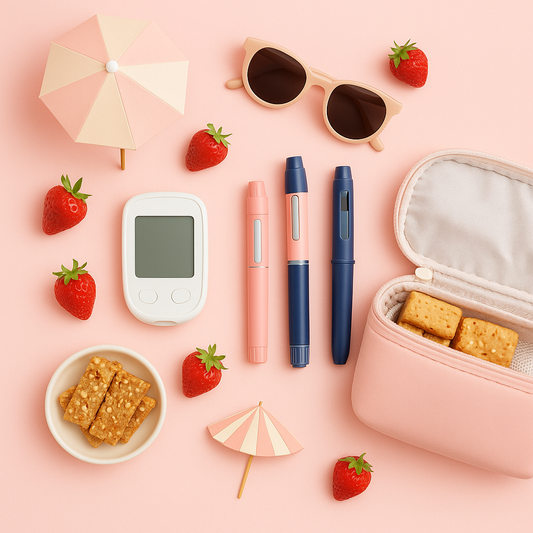 Imagen de productos para mantener insulina fría en verano: estuche térmico personalizado, nevera portátil pequeña y accesorios para personas con diabetes
