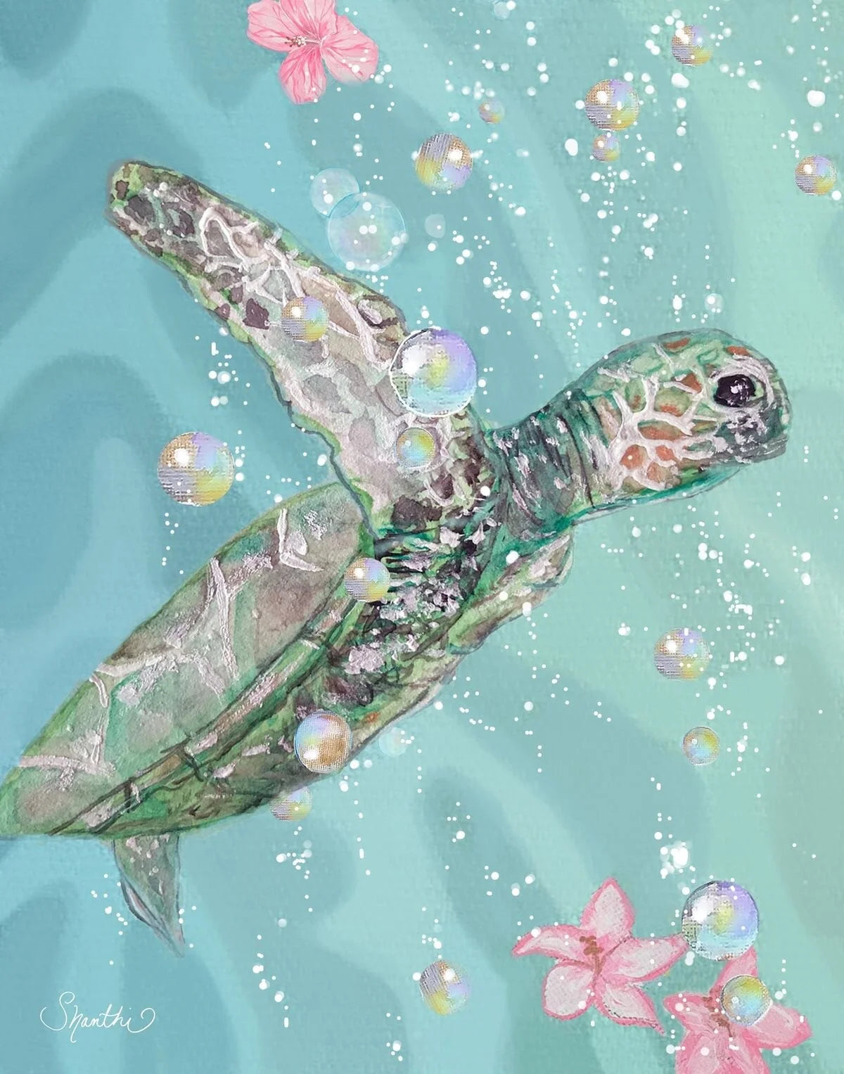Sticker Tortuga - Aroa Dedales