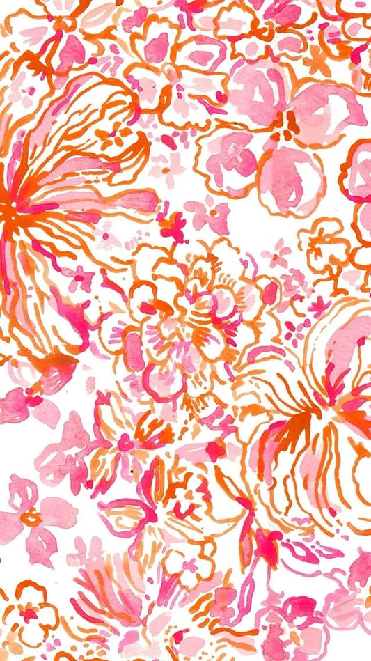 Sticker flores rosas - Aroa Dedales
