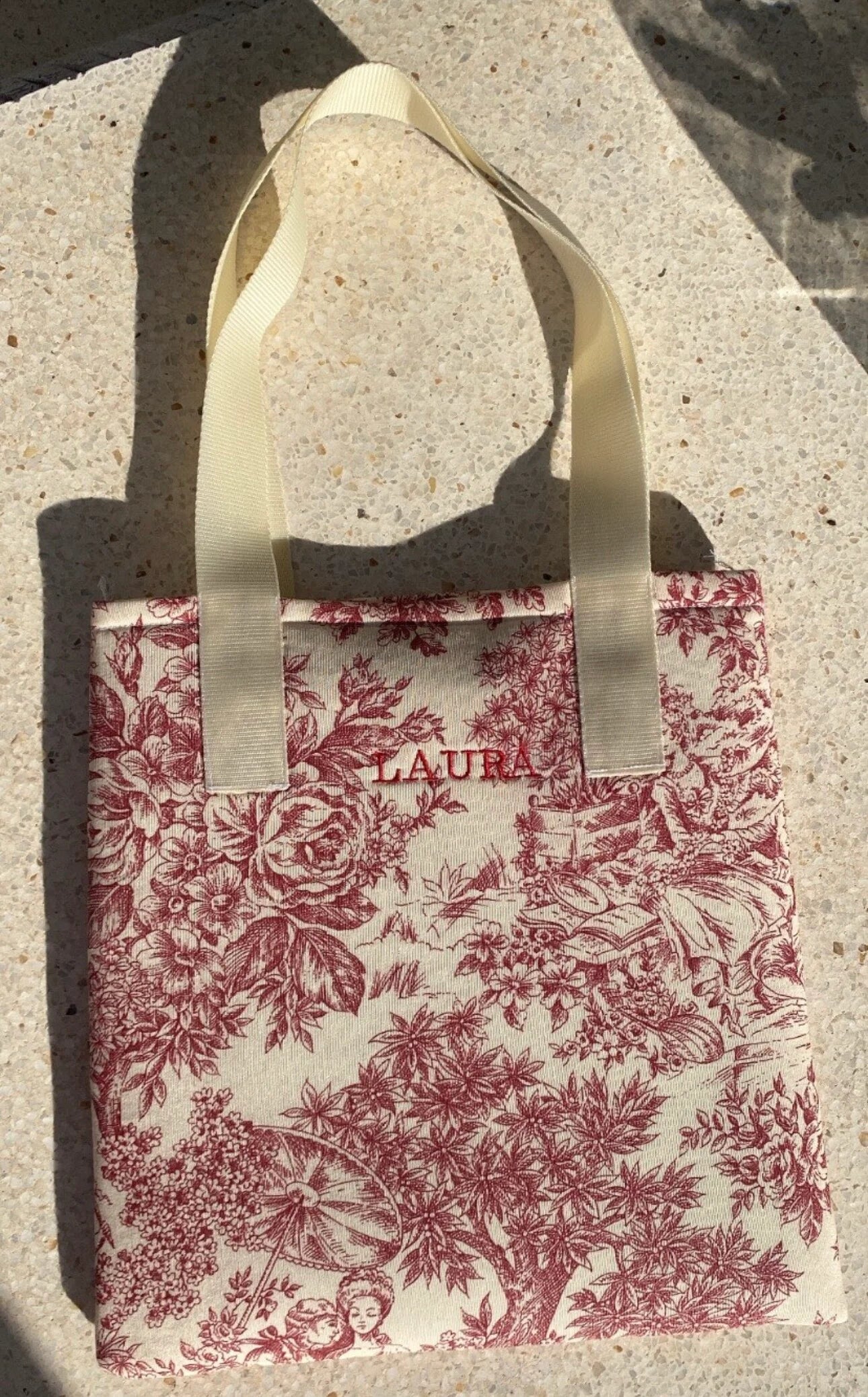 Tote Bag - Bridgerton rojo - Aroa Dedales
