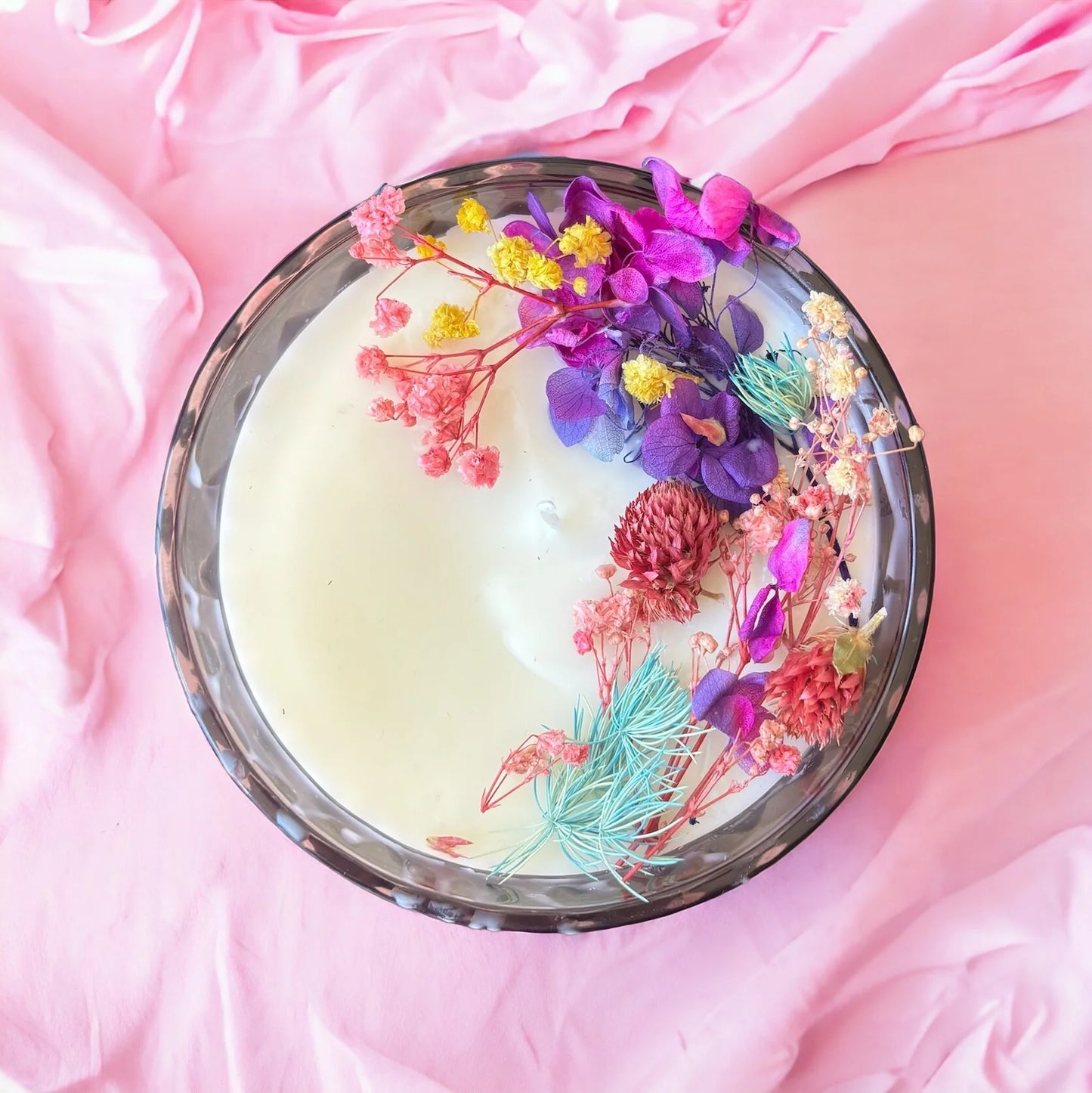 Vela decorativa flores de primavera - Aroa Dedales
