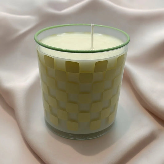 Vela aromática - Vaso ajedrez - Aroa Dedales